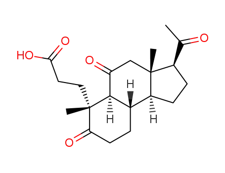 3-((3S,3aS,5aS,6R,9aS,9bS)-3-Acetyl-3a,6-dimethyl-5,7-dioxo-dodecahydro-cyclopenta[a]naphthalen-6-yl)-propionic acid