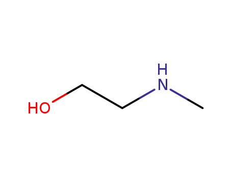 Molecular Structure of 109-83-1 (2-Methylaminoethanol)