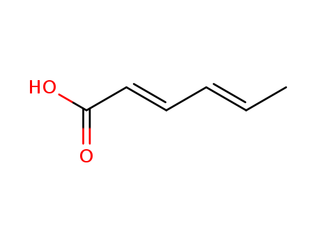 110-44-1,Sorbic acid,alpha-trans-gamma-trans-sorbic acid;(2E,4E)-hexa-2,4-dienoic acid;Hexadienoic acid, (E,E);2,4-Hexadienoic acid;trans,trans-sorbic acid;trans,trans-2,4-hexadienoic acid;hexa-2,4-dienoate;hexadienoic acid;hexa-2,4-dienoic acid;1,3-pentadiene-1-carboxylic acid;2,4-hexadienoic acid, (2E,4E)-;(2-butenylidene)acetic acid;crotylidene acetic acid;(E,E)-2,4-hexadienoic acid;2-Propenylacrylic acid;2,4-Hexadienoic acid,(2E,4E)-;2,4-Hexadienoic acid; Sorbic acid;2, 4—hexadienic acid;