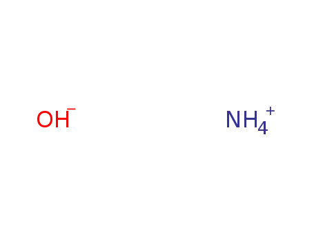 Molecular Structure of 1336-21-6 (Ammonium hydroxide)