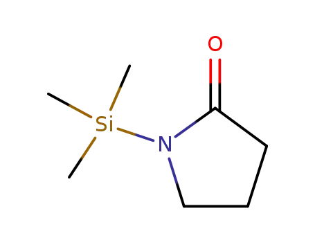 Molecular Structure of 14468-90-7 (1-TRIMETHYLSILYL-2-PYRROLIDINONE)