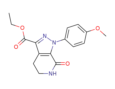 1-(4-methoxyphenyl)-7-oxo-4,5,6,7-tetrahydro-1H-pyrazolo[3, 4-c]pyridine-3-carboxylic acid ethyl ester
