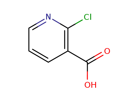 Molecular Structure of 2942-59-8 (2-Chloronicotinic acid)