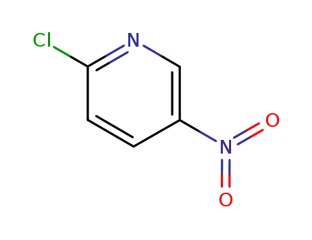 Molecular Structure of 4548-45-2 (2-Chloro-5-nitropyridine)