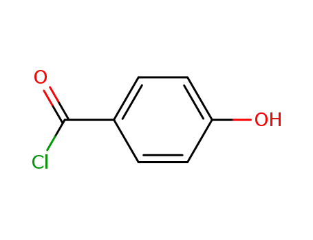 Molecular Structure of 28141-24-4 (Benzoyl chloride, 4-hydroxy- (9CI))