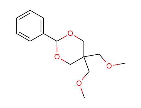 Molecular Structure of 2209-91-8 (3,3-BIS (METHOXYMETHYL)-2-PHENYL-1,3-DIOXANE)