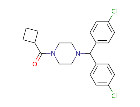 {4-[bis-(4-chlorophenyl)methyl]piperazin-1-yl}cyclobutylmethanone