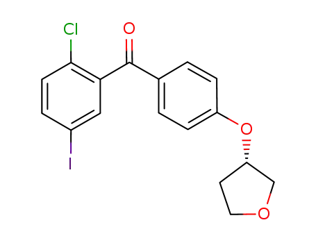 (S)-(2-chloro-5-iodophenyl)(4-((tetrahydrofuran-3-yl)oxy)phenyl)methanone