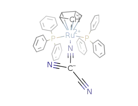Ru(NCC(CN)2)(PPh3)2Cp