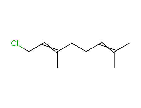 Molecular Structure of 4490-10-2 (1-chloro-3,7-dimethylocta-2,6-diene)