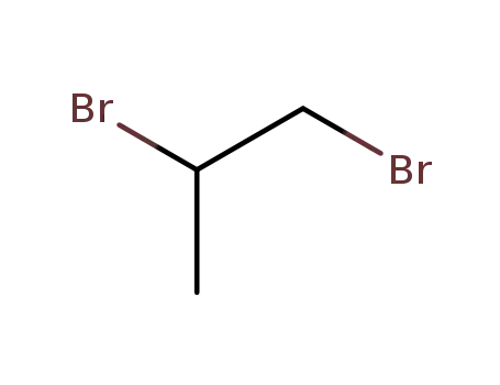 Molecular Structure of 78-75-1 (1,2-Dibromopropane)
