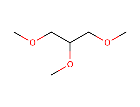 20637-49-4,1,2,3-Trimethoxypropane,1,2,3-Trimethyl glycerol triether;Propane, 1,2,3-trimethoxy-;1,2,3-trimethoxy-propane;Tri-O-methyl-glycerin;PROPANE,1,2,3-TRIMETHOXY;trimethoxyglycerol ether;Glycerol trimethyl ether;1,2,3-trimethoxy glycerol ether;trimethoxy glycerol;