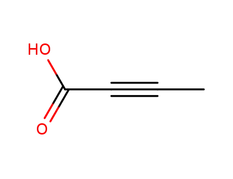 Molecular Structure of 590-93-2 (2-Butynoic acid)