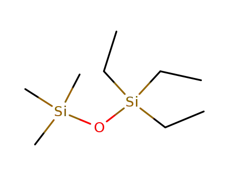 Molecular Structure of 2652-41-7 (1,1,1-triethyl-3,3,3-trimethyldisiloxane)