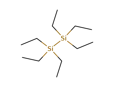 Molecular Structure of 1633-09-6 (HEXAETHYLDISILANE)