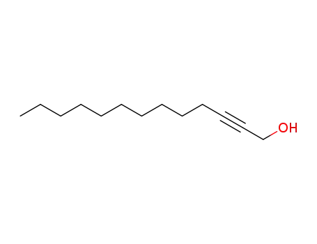 Molecular Structure of 51887-25-3 (2-TRIDECYN-1-OL)