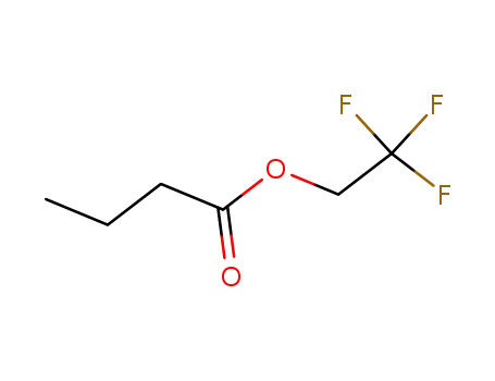 Molecular Structure of 371-27-7 (2,2,2-TRIFLUOROETHYL BUTYRATE)