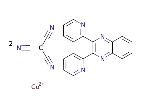 [Cu(2,3-bis(2-pyridyl)quinoxaline)(tricyanomethanide)2]