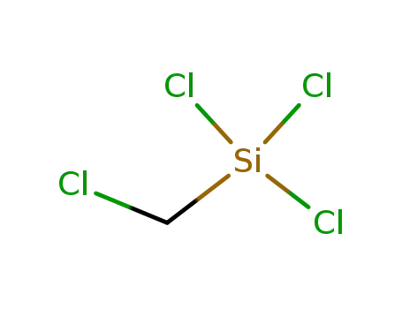 Molecular Structure of 1558-25-4 ((Chloromethyl)trichlorosilane)