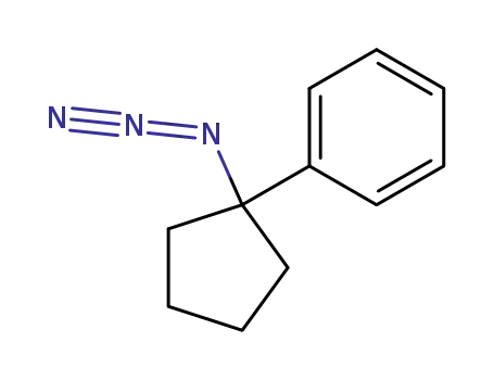 Molecular Structure of 66021-70-3 (Benzene, (1-azidocyclopentyl)-)