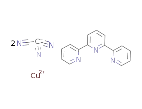 [Cu(2,2':6',2''-terpyridine)(tricyanomethanide)*tricyanomethanide]n