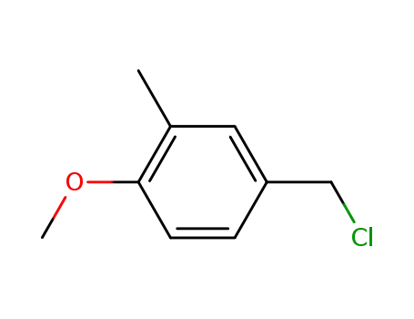 Molecular Structure of 60736-71-2 (4-METHOXY-3-METHYLBENZYL CHLORIDE)