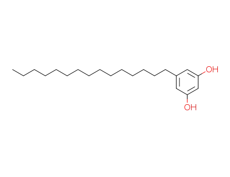 Molecular Structure of 3158-56-3 (5-pentadecylresorcinol)