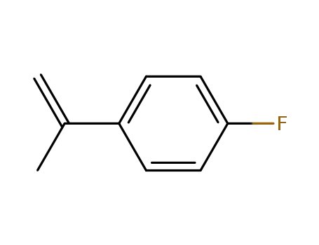Molecular Structure of 350-40-3 (1-Fluoro-4-(1-methylethenyl)benzene)