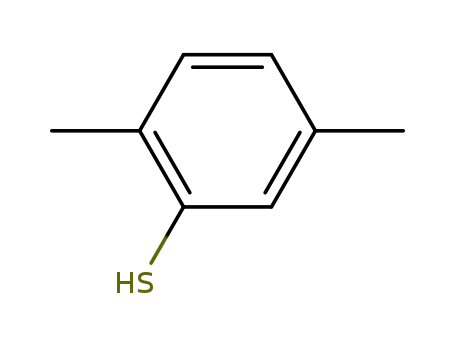 Molecular Structure of 4001-61-0 (2,5-DIMETHYLTHIOPHENOL)