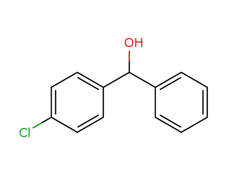 Molecular Structure of 119-56-2 (4-Chlorobenzhydrol)