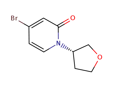 4-bromo-1-[(S)-tetrahydro-furan-3-yl]-1H-pyridin-2-one