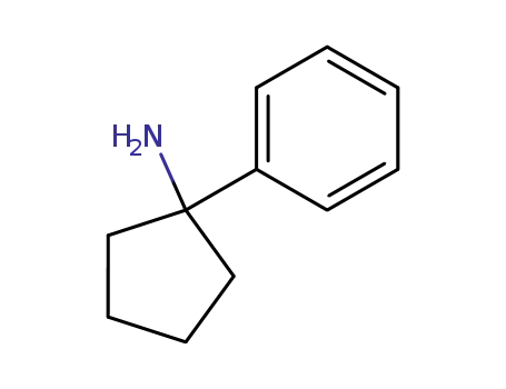 Molecular Structure of 17380-74-4 (1-Phenylcyclopentylamine)