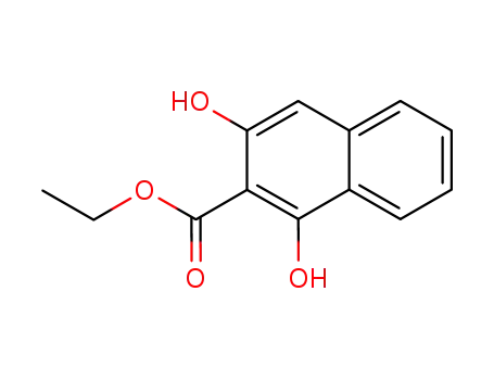 Molecular Structure of 6843-89-6 (Ethyl-1,3-dihydroxy-2-naphtoate)