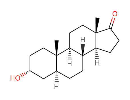 53-41-8,Androsterone,3-Epihydroxyetioallocholan-17-one;3a-Hydroxy-17-androstanone;3a-Hydroxy-5a-androstan-17-one;3a-Hydroxy-5a-androstane-17-one;5a-Androstan-17-one-3a-ol;5a-Androstane-3a-ol-17-one;5a-Androsterone;Androkinin;Androtin;Atromide ICI;NSC9898;U 60366;