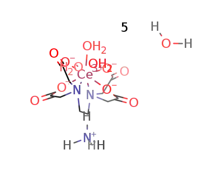 NH4[Ce(ethylenediaminetetraacetate)(H2O)3]*5H2O