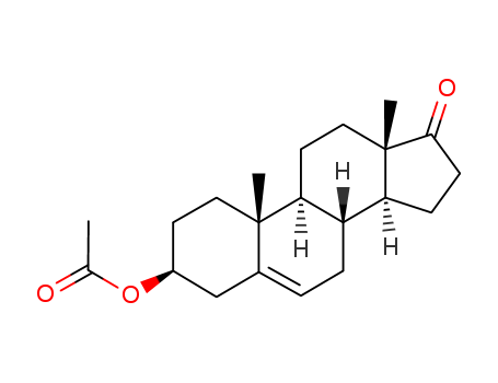 853-23-6,Dehydroepiandrosterone acetate,Androst-5-en-17-one,3b-hydroxy-, acetate (6CI,8CI);17-Oxoandrost-5-en-3b-yl acetate;3b-Acetoxy-5-androstene-17-one;3b-Hydroxy-5-androsten-17-oneacetate;3b-Hydroxyandrost-5-en-17-one3-acetate;Androstenolone acetate;Dehydroisoandrosterone 3-acetate;Prasterone acetate;D5-Dehydroepiandrosterone 3-acetate;