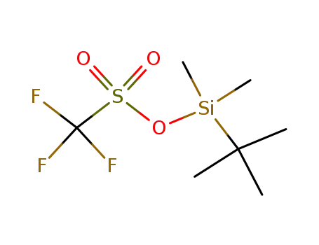 Molecular Structure of 69739-34-0 (Trifluoromethanesulfonic acid tert-butyldimethylsilyl ester)