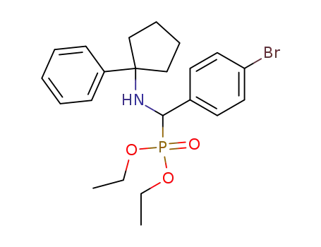 [(4-Bromo-phenyl)-(1-phenyl-cyclopentylamino)-methyl]-phosphonic acid diethyl ester