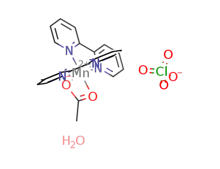 [Mn(OAc)(2,2′-bipyridine)2](ClO4)(H2O)