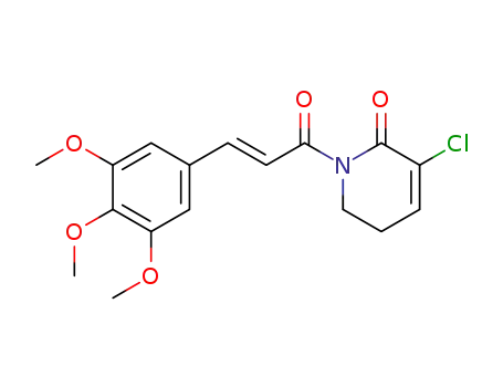 (Ε)-3-chloro-1-(3-(3,4,5-trimethoxyphenyl)acryloyl)-5,6-dihydropyridin-2(1Η)-one