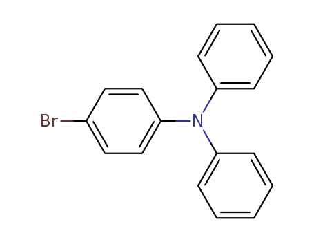 36809-26-4,4-Bromotriphenylamine,Triphenylamine,4-bromo- (6CI);(4-Bromophenyl)diphenylamine;1-Bromo-4-(N,N-diphenylamino)benzene;4-(Diphenylamino)-1-bromobenzene;4-Bromo-N,N-diphenylaniline;