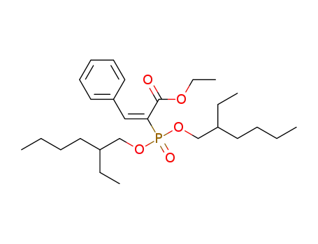 (E)-ethyl 2-(bis(2-ethylhexyloxy)phosphoryl)-3-phenylacrylate