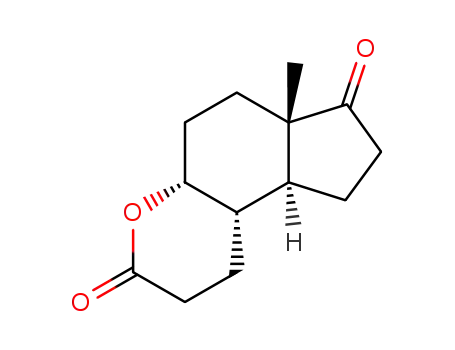 Molecular Structure of 126784-20-1 ((4aR,6aS,9aS,9bS)-6a-methyloctahydrocyclopenta[f]chromene-3,7(2H,8H)-dione)