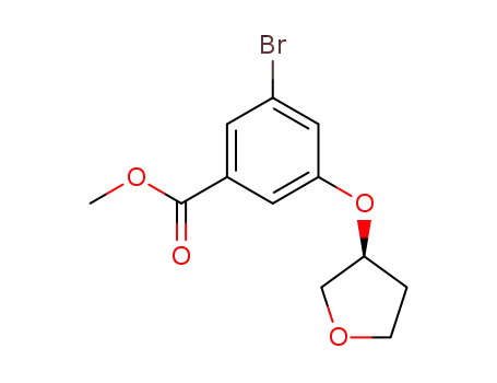 methyl 3-bromo-5-[(3S)-tetrahydrofuran-3-yloxy]benzoate