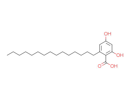 2,4-dihydroxy-6-pentadecanylbenzoic acid