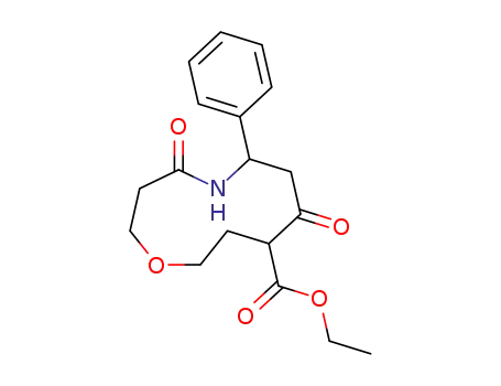 ethyl 4,8-dioxo-6-phenyl-1-oxa-5-azacycloundecane-9-carboxylate