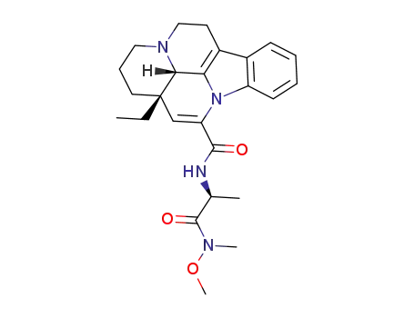 (41S,13aS)-13a-ethyl-N-((S)-1-(methoxyl(methyl)amino)-1-oxopropan-2-yl)-2,3,41,5,6,13a-hexahydro-1H-indolo[3,2,1-de]pyrido[3,2,1-ij][1,5]naphthyridin-12-carboxamide