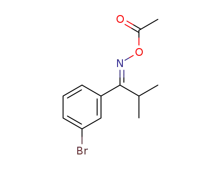 1-(3-bromophenyl)-2-methylpropan-1-one O-acetyl oxime