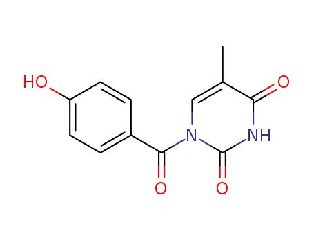 1-(4-hydroxybenzoyl)-5-methyl-(1H,3H)-pyrimidine-2,4-dione