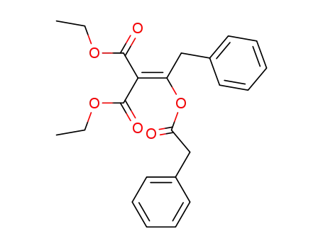 (α-phenylacetoxy-phenethylidene)-malonic acid diethyl ester